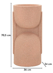 NUI OUTDOOR VASE HOLDER CM 36X34X70,5 (HOLE CM Ø 27)