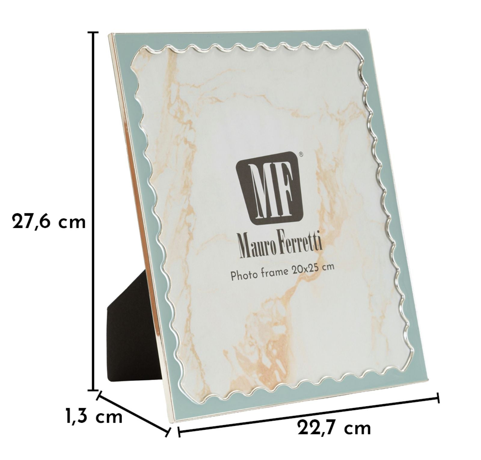 PHOTO FRAME JULIETTE LIGHT BLUE CM 22,7X1,3X27,6 (INSIDE SIZE CM 20X25) 