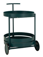 SATURN BAR CART DOVE TEAL CM 40X49,5X61