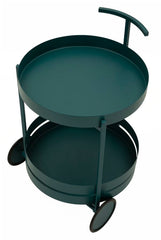 SATURN BAR CART DOVE TEAL CM 40X49,5X61