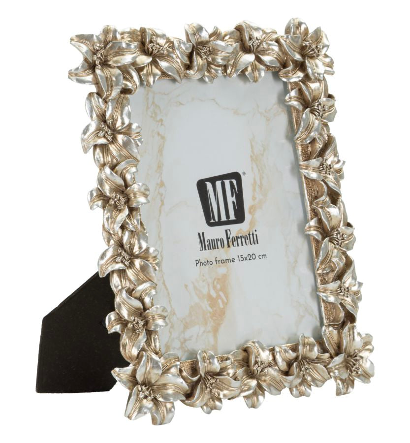 Glamour Style Frame with Flowers 22x2.2x27.3 cm (Internal Measurements 15x20 cm)