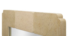 Rectangular Wall Mirror, Natural Style, 70 x 3 x 160 cm (Tempered, Internal Size Ø 47 x 97 cm)