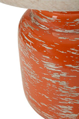 Orange Table Lamp Contemporary Style Cm Ø 27X47,5