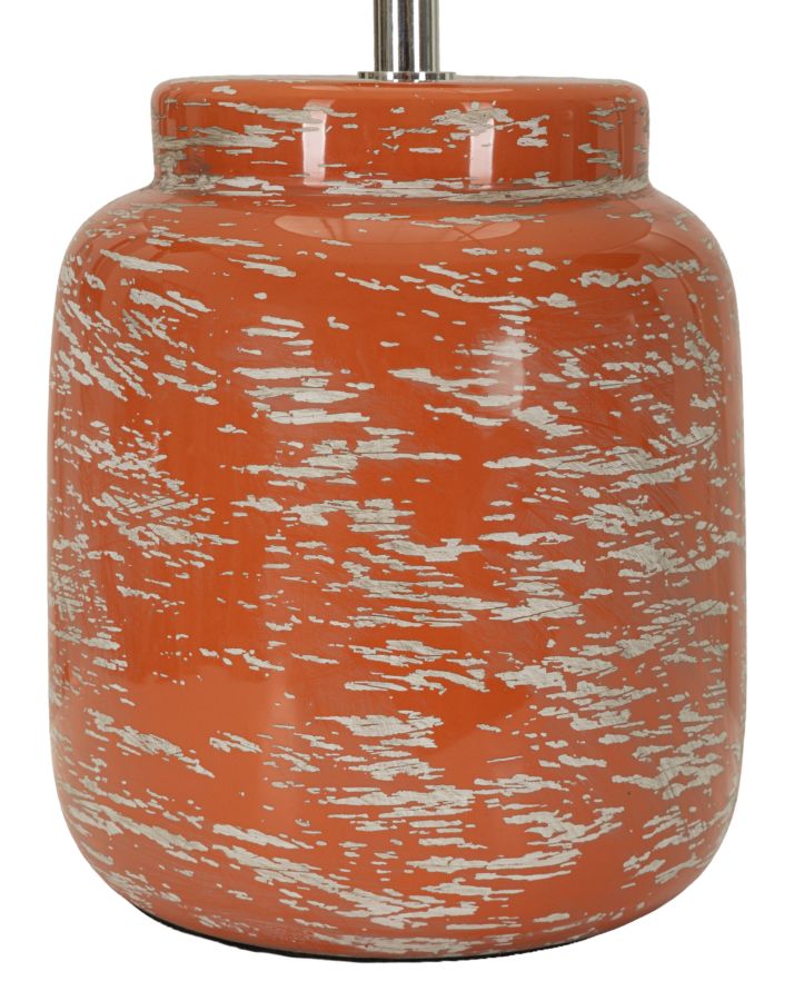 Orange Table Lamp Contemporary Style Cm Ø 27X47,5