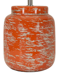 Orange Table Lamp Contemporary Style Cm Ø 27X47,5