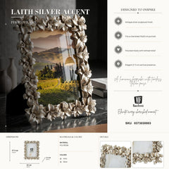 Glamour Style Frame with Flowers 22x2.2x27.3 cm (Internal Measurements 15x20 cm)