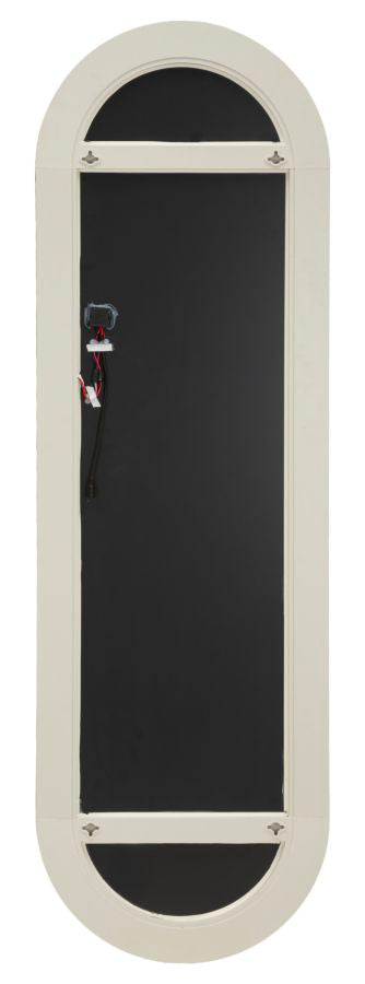 Oval Wall Mirror with 3-Color LED Lighting, 50 x 160 cm