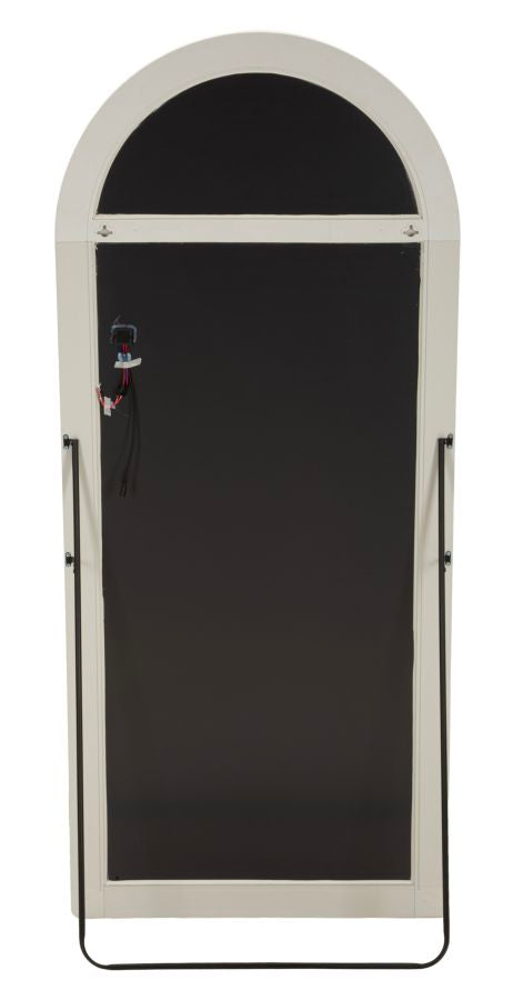 76x177cm Arched Floor/Wall Mirror with 3-Tone LED Lighting