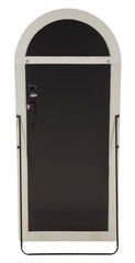 76x177cm Arched Floor/Wall Mirror with 3-Tone LED Lighting