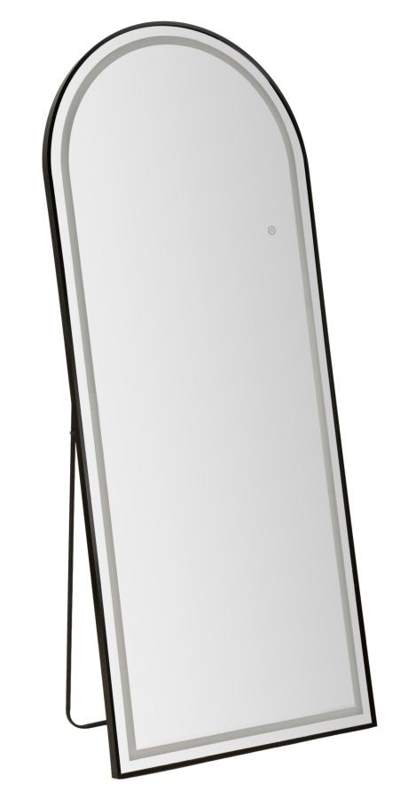 70x170cm Arched Floor/Wall Mirror with LED Lighting