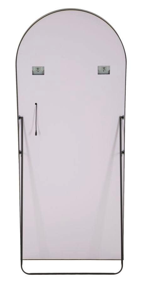 70x170cm Arched Floor/Wall Mirror with LED Lighting