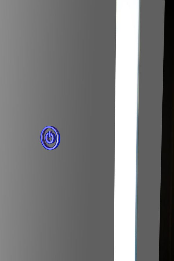70x170cm Arched Floor/Wall Mirror with LED Lighting