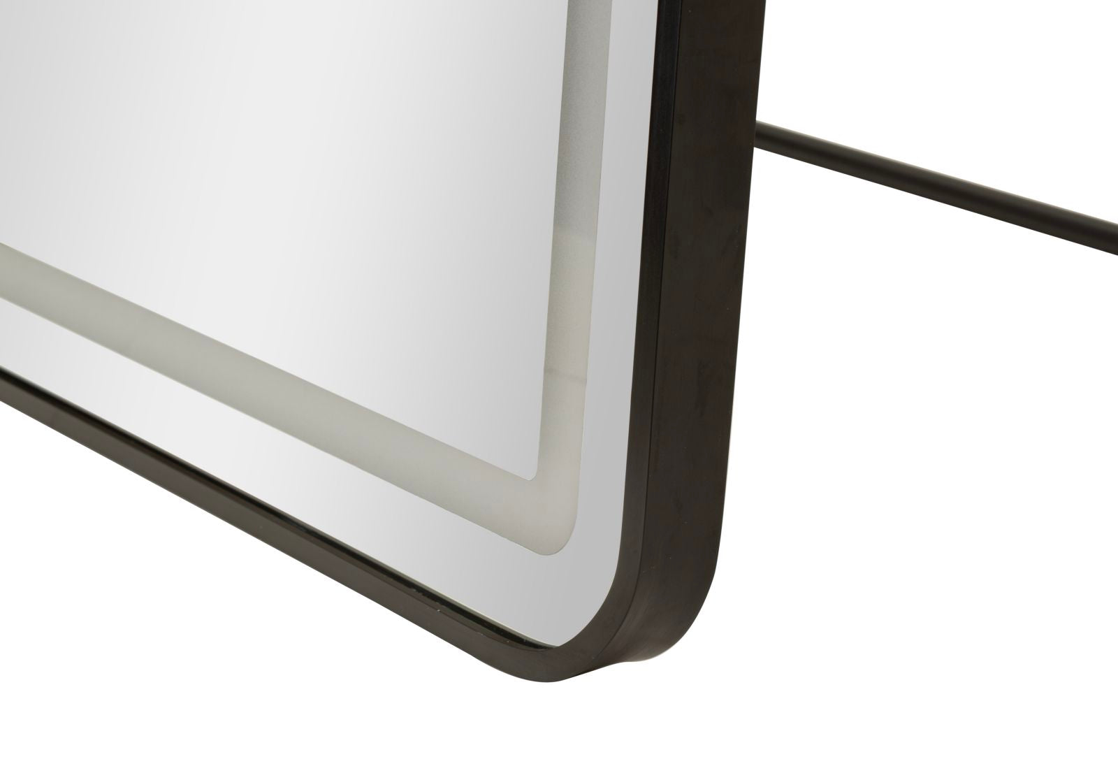 Rectangular Floor/Wall Mirror with LED Lighting 70x170 cm
