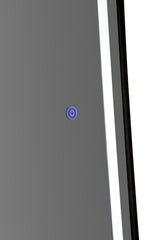 Rectangular Floor/Wall Mirror with LED Lighting 70x170 cm