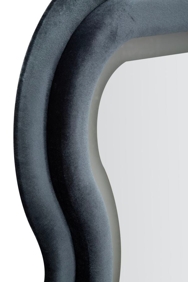 Wall Mirror with Irregular Frame and LED Lighting 60x160 cm