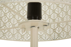 Metal Floor Lamp with Carved Lampshade, Ø 33 x 160 cm
