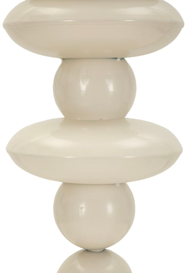 Metal Floor Lamp with Carved Lampshade, Ø 33 x 160 cm