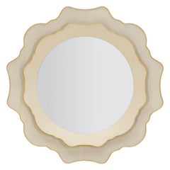 Romantic Round Wall Mirror Ø 95X7 cm (Internal Mirror Size Ø 58 cm)