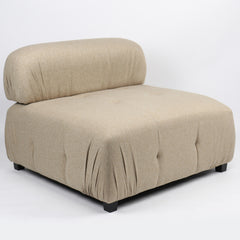 Canapé design modulable et transformable Hollywood Tissu Taupe clair