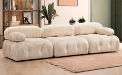 Canapé design modulable Hollywood Velours Beige