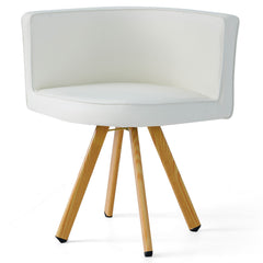 Table et chaises encastrables scandinaves Oslo Blanc