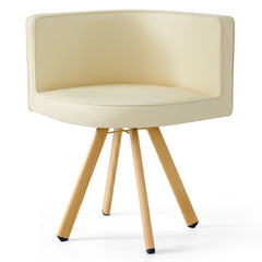 Table et chaises scandinaves Oslo Bois et Beige