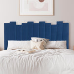 Tête de lit Arrias en velours 160 cm bleu