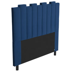 Tête de lit Arrias 140 cm Velours bleu