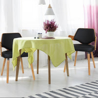 Lot de 2 chaises Alica scandinaves bois naturel et noir