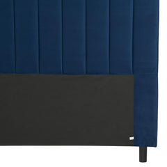 Tête de lit Arrias en velours 160 cm bleu