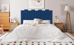 Tête de lit Arrias 140 cm Velours bleu