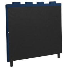 Tête de lit Arrias 140 cm Velours bleu