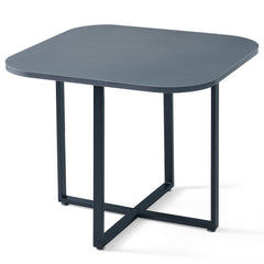Table et chaises Oslo Gris et Tissu Gris