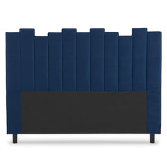 Tête de lit Arrias en velours 160 cm bleu