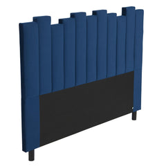 Tête de lit Arrias en velours 160 cm bleu