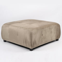 Canapé design modulable et transformable Hollywood Velours Taupe