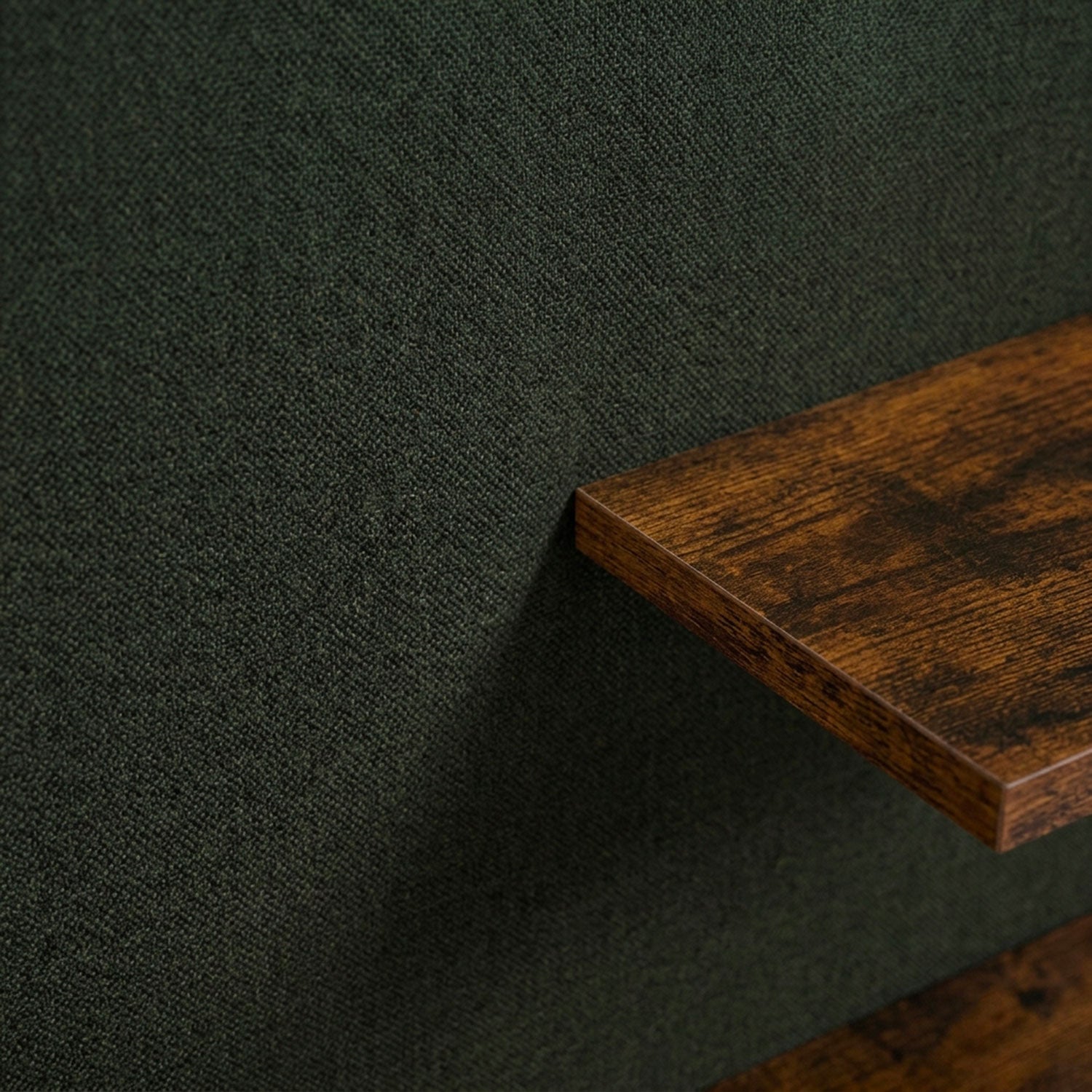 Lit-coffre complet avec tablettes et ports USB intégrés Lukas 180x200cm Tissu Vert