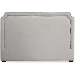 Tête de lit Milana 180cm Tissu Beige avec clous de tapissier