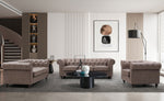 Fauteuil Abir au design rétro en simili cuir
