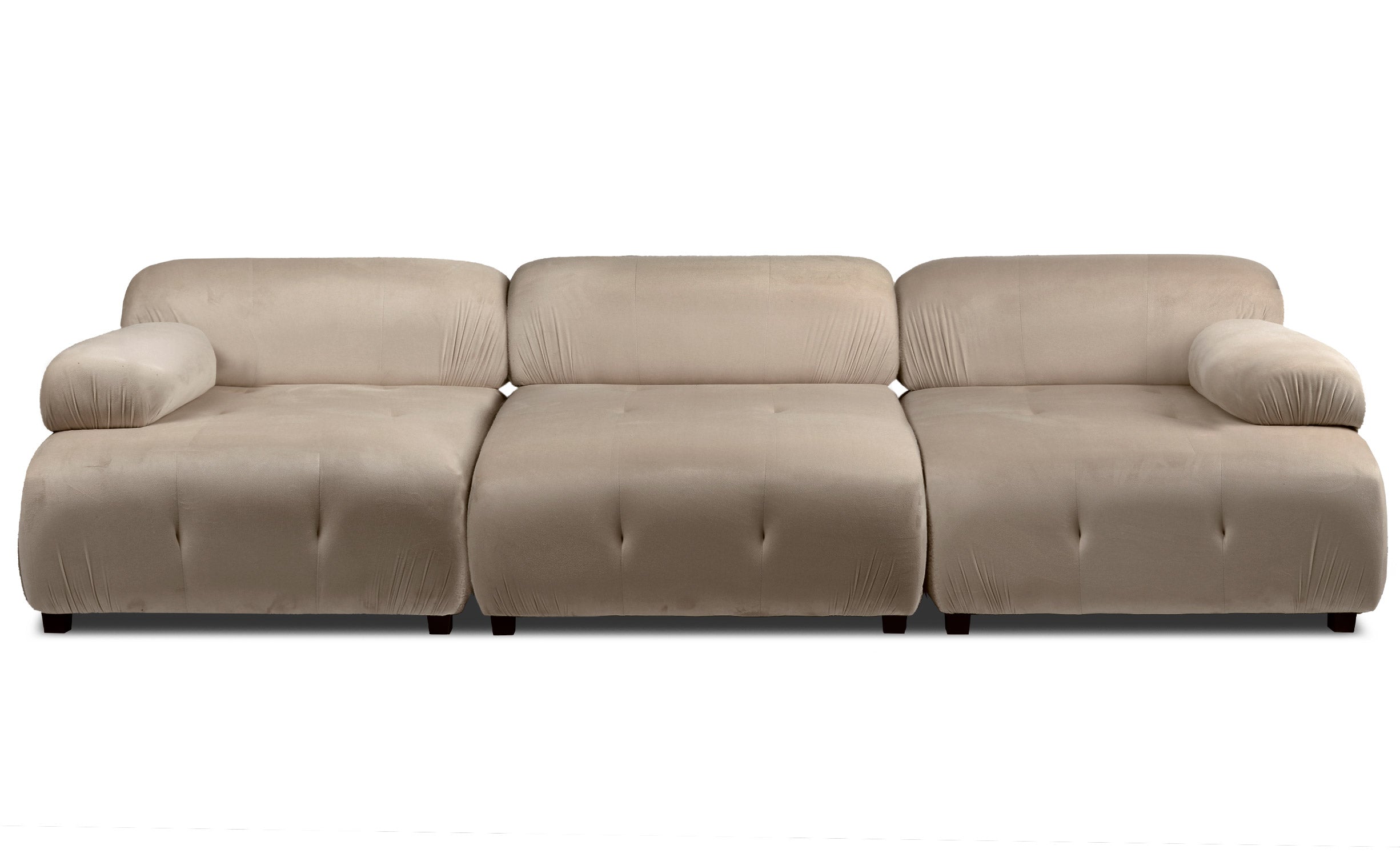 Canapé design modulable Hollywood Velours Taupe