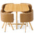 Ensemble table et 4 chaises scandinave coloris taupe
