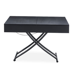 Table basse relevable Sundance Noir mat
