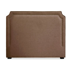Tête de lit Milana 140cm Tissu Taupe avec clous de tapissie