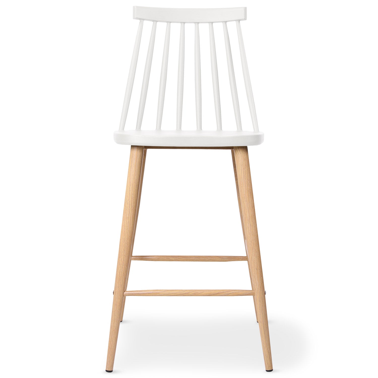 La chaise de bar Trouville blanche, chaise haute style nordique