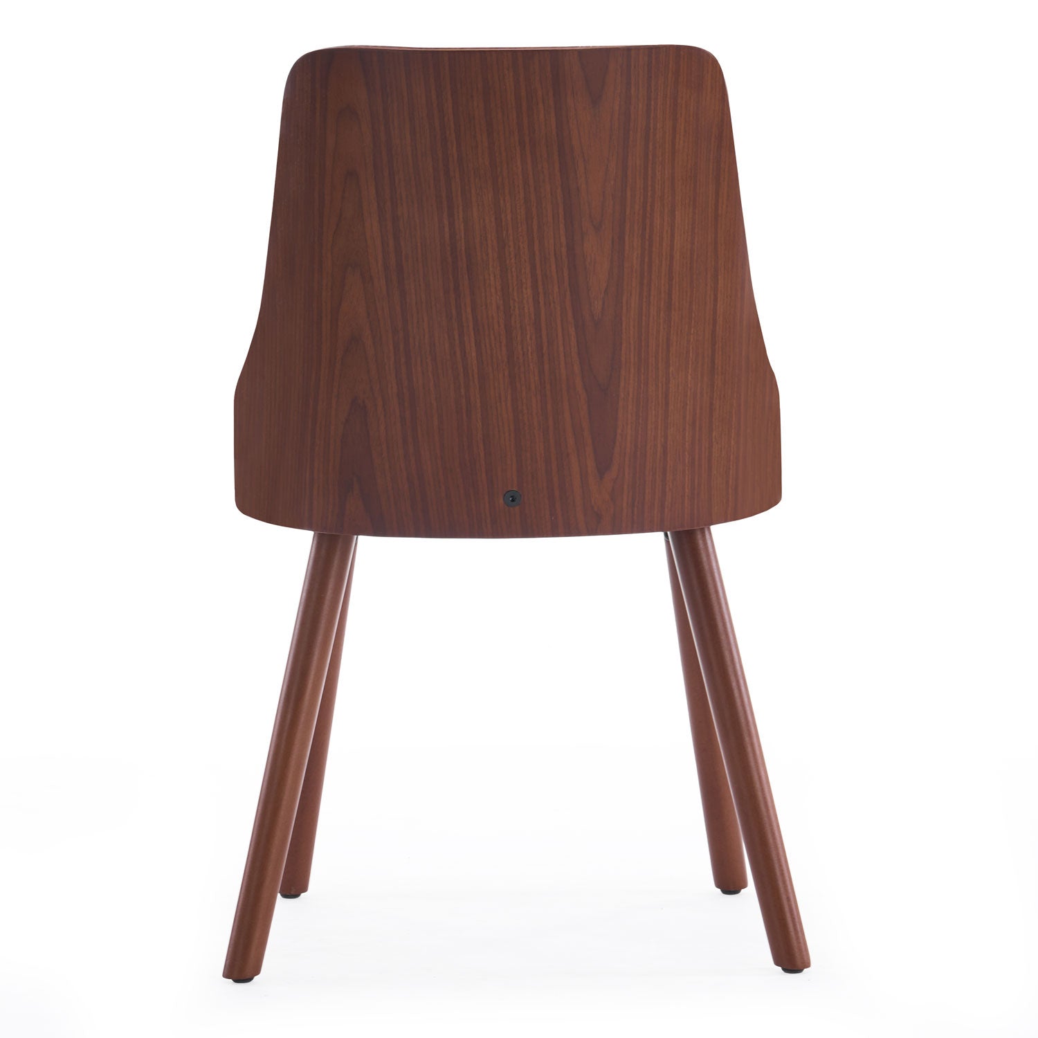 Lot de 4 chaises scandinaves Lalix Bois Noisette & Tissu bouclette Crème