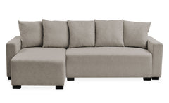 Canapé d'angle convertible moderne Gwendal Tissu kaki