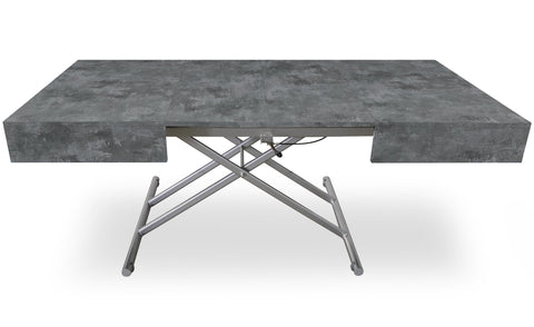 Mesa elevable Appo efecto hormigón
