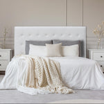 Tête de lit Adelle 180 cm blanche