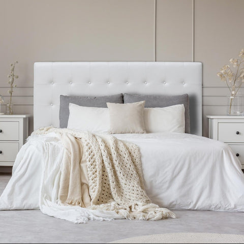 Cabecero Adelle de 180 cm blanco