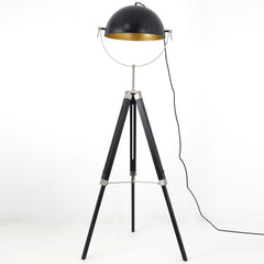 Lampadaire Apollon Noir et Or